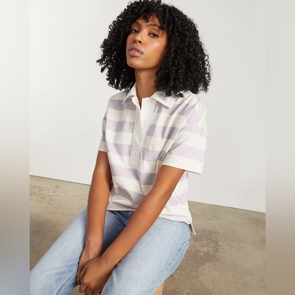 Everlane Tops - NWT Everlane The Retro Jersey Polo in Pale Orchid/Canvas Size: S